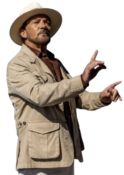 Above and Below Antonio Banderas White Cotton Jacket - Image 2